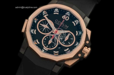 COR019A - Admirals Cup Challenge Chrono PVD/RU Black A-7750 2880