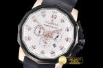 COR040A - Admirals Cup Chronograph PVD/RG/RU White Qtz