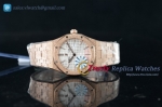 Audemars Piguet - Royal Oak RG/RG White Dial Swiss Quartz