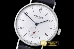 NOM018E - Glashutte Tangente Neomatik SS/LE White Asia HW