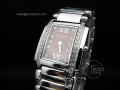 PP0021C - Patek Philippe 24 Hours Maroon Diamonds - Swiss Quartz