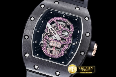 RM0105D - RM052 Red Diamond Pirate Skull Tourb CER/RU MY9015 Mod