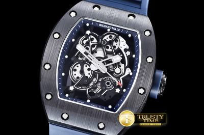 RM090D - RM055 Bubba Watson Tourbillon CER/VRU Blue Custom Movt