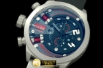 WLD011C - K38 Chronograph SS/RU Grey/Red Jap Qtz